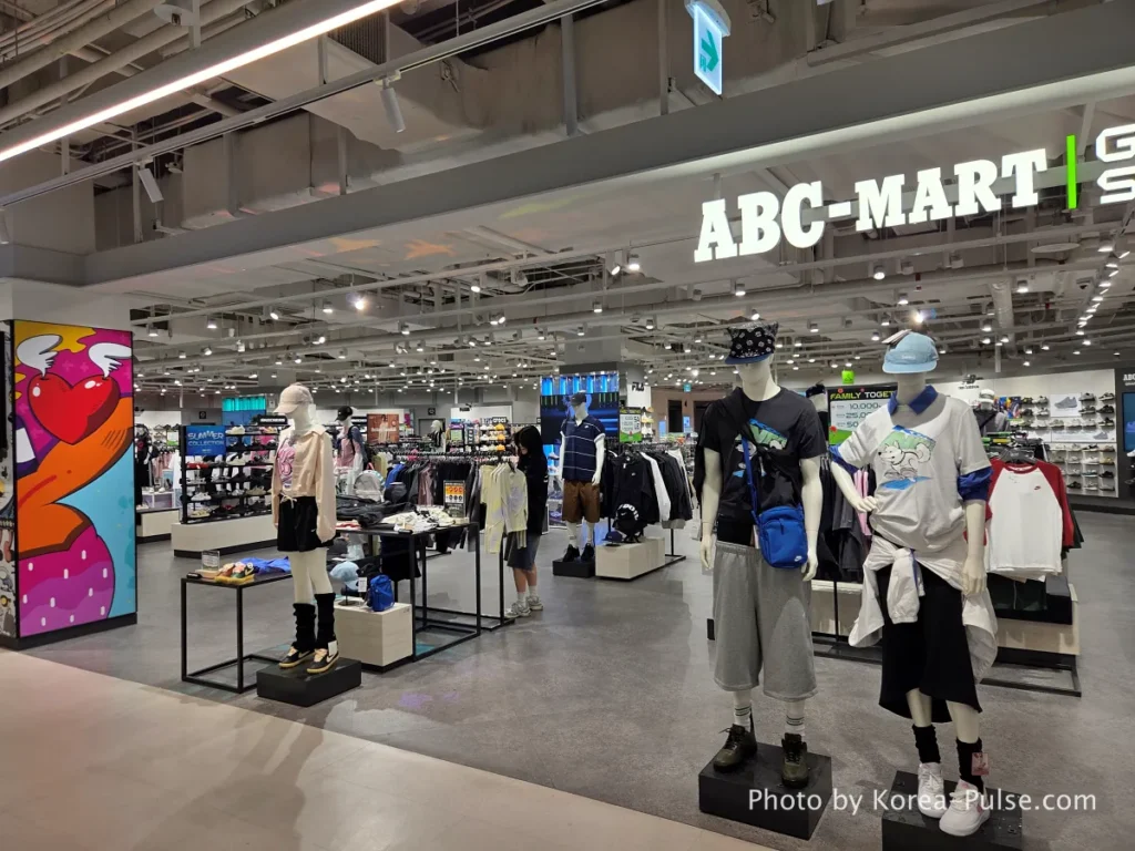 DUNDUN Dongdaemun: 8 Floors, Zero Excuses to Shop Anywhere Else 15 ABC-Mart Grand Stage premium sneaker store and Decathlon sports equipment store on 4th floor DUNDUN Dongdaemun
