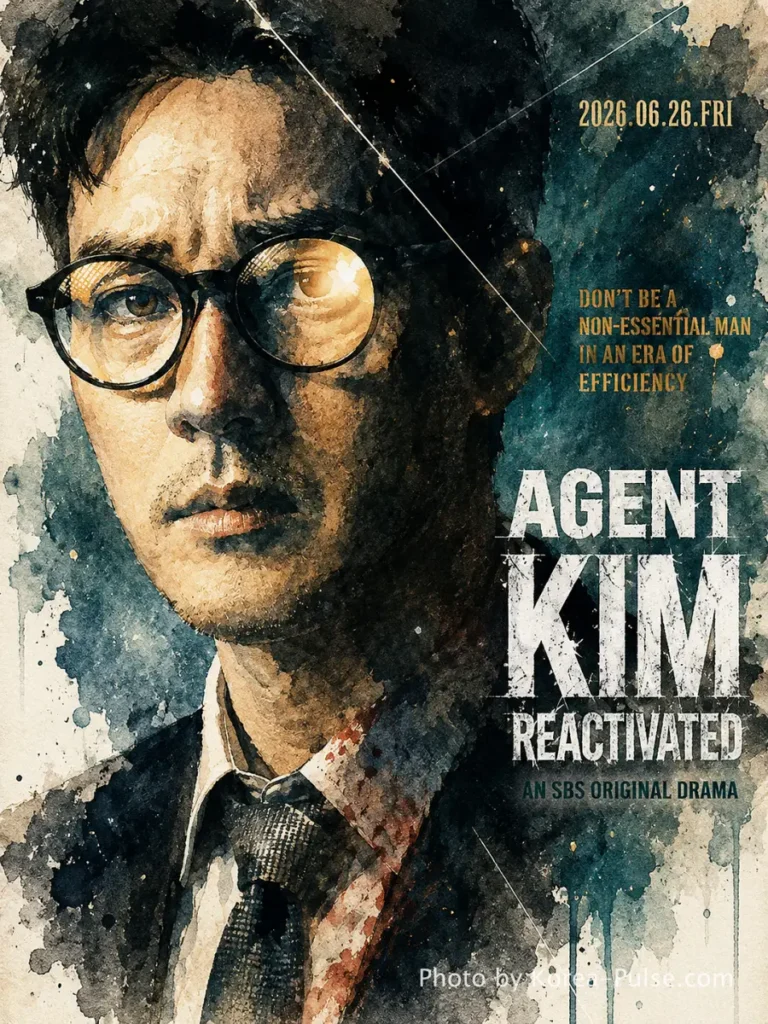 Agent Kim Reactivated: The Sleeper Has Awakened 1 Agent Kim Reactivated official poster So Ji-sub as Manager Kim SBS Netflix 2026