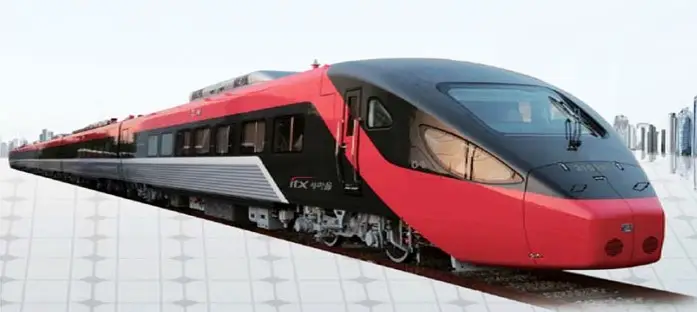  ITX train Korea ITX-Saemaeul exterior
